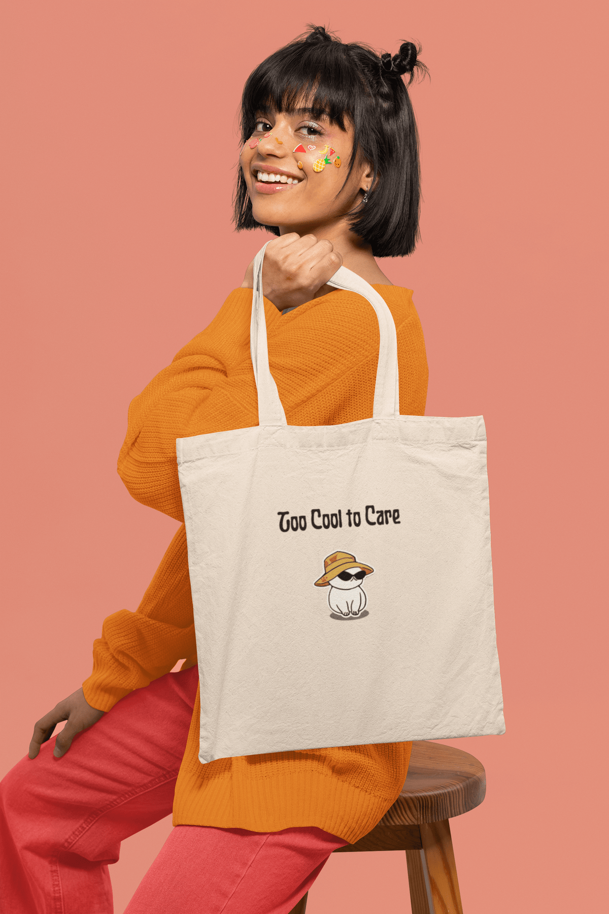 Too cool to care Tote Bag - PetXcite