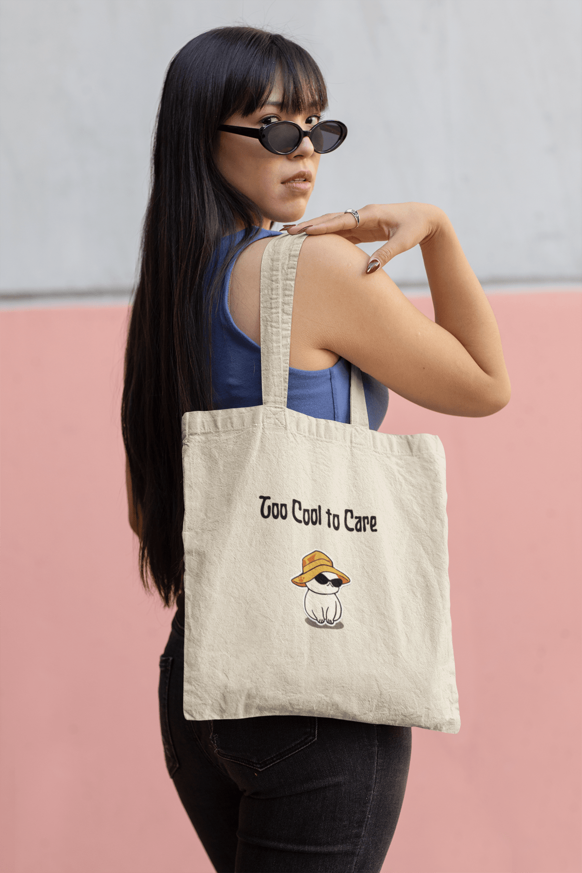 Too cool to care Tote Bag - PetXcite