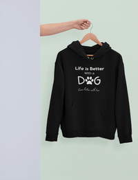 Life is Better With A Dog (Even Better With 2) Hoodie - PetXcite