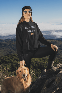 Life Is Better With Dogs Hoodie - PetXcite