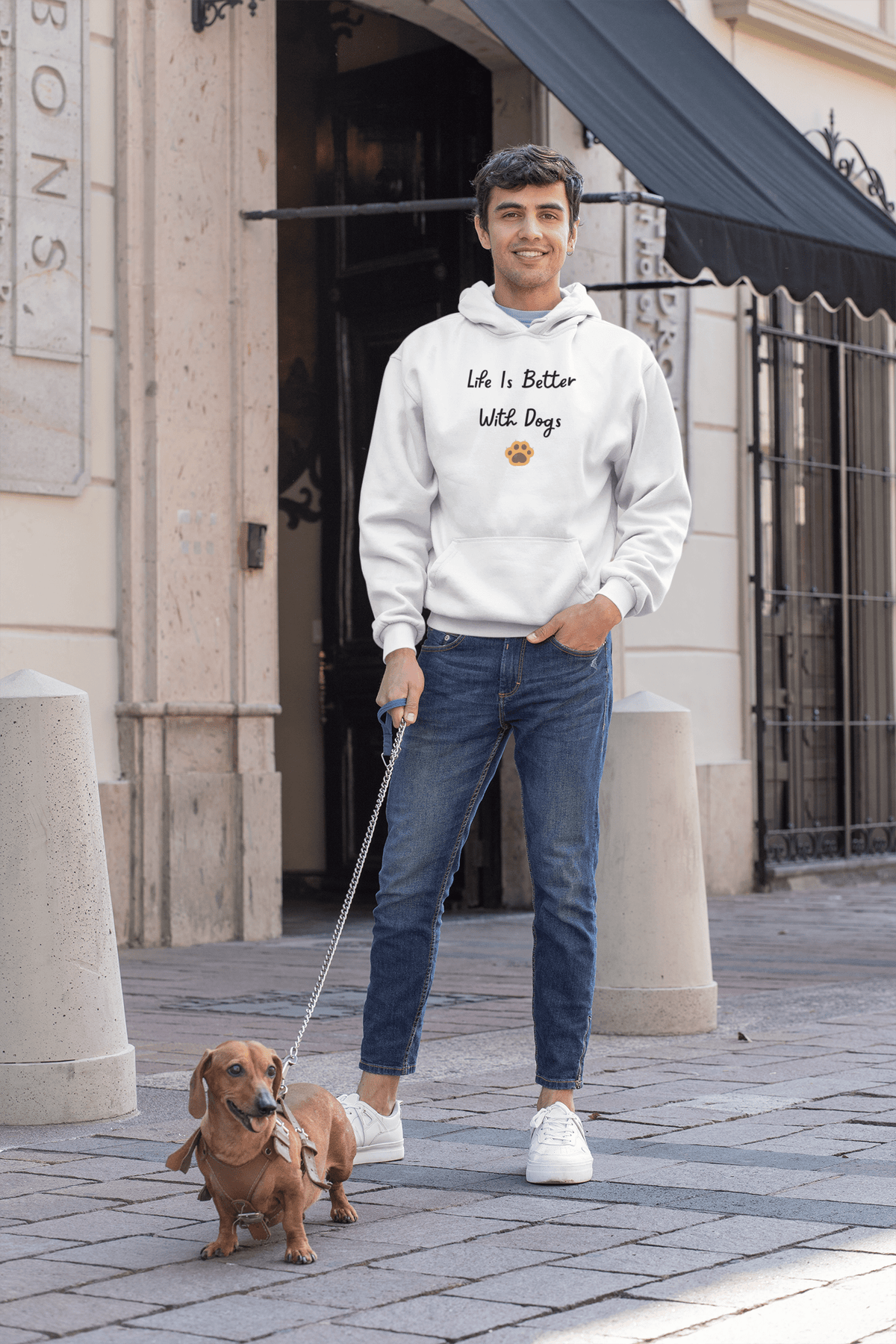 Life Is Better With Dogs Hoodie - PetXcite