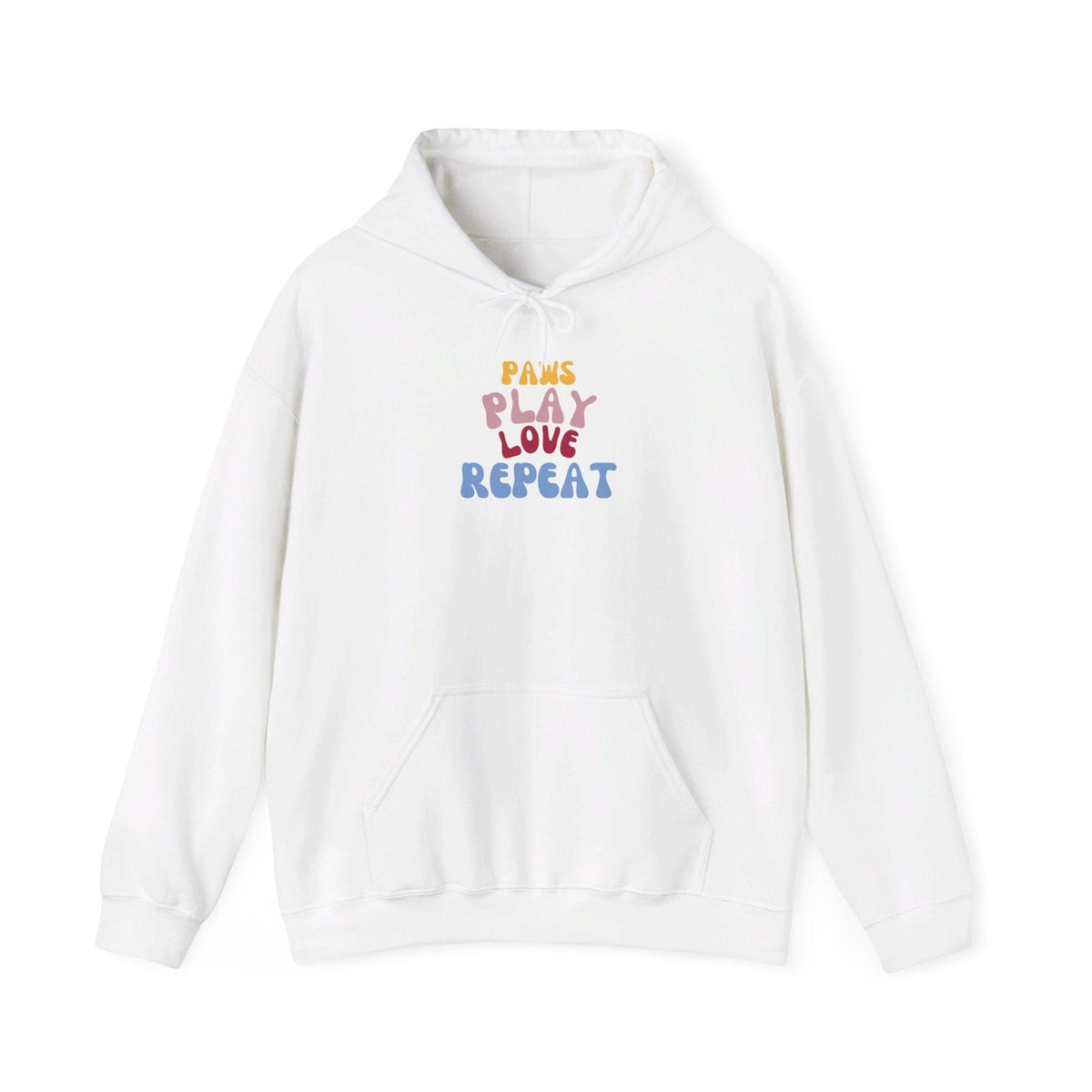 Paws Play Love Repeat Hoodie - PetXcite