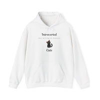 Introverted But Willing To Discuss Cats Hoodie - PetXcite