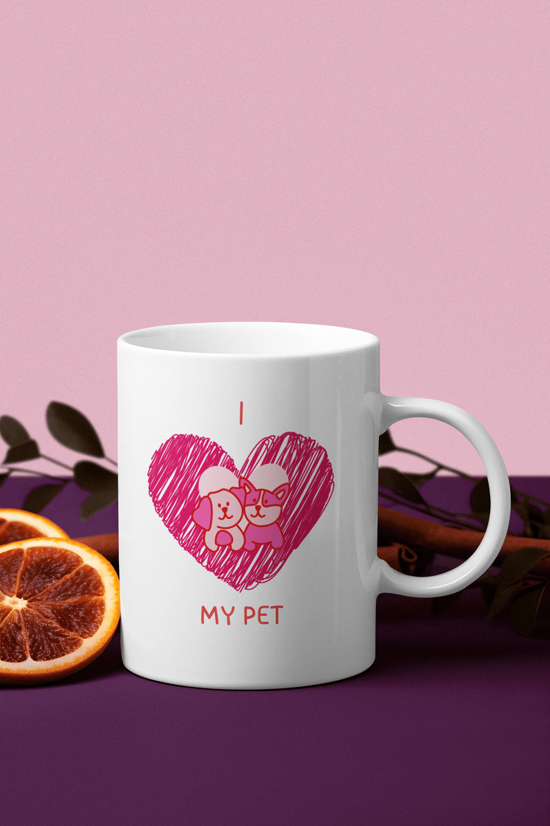 I Love My Pet Mug - PetXcite