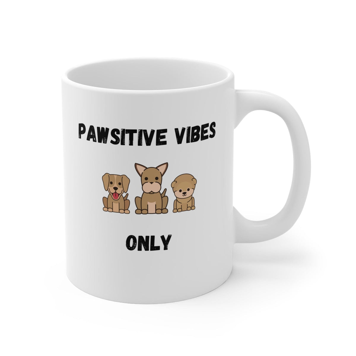 Pawsitive Vibes Only Mug - PetXcite