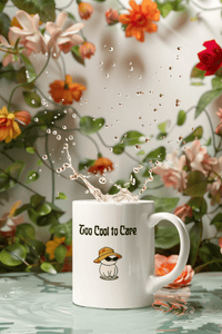 Too Cool To Care Mug - PetXcite