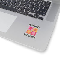 Four Times The Charm Sticker - PetXcite