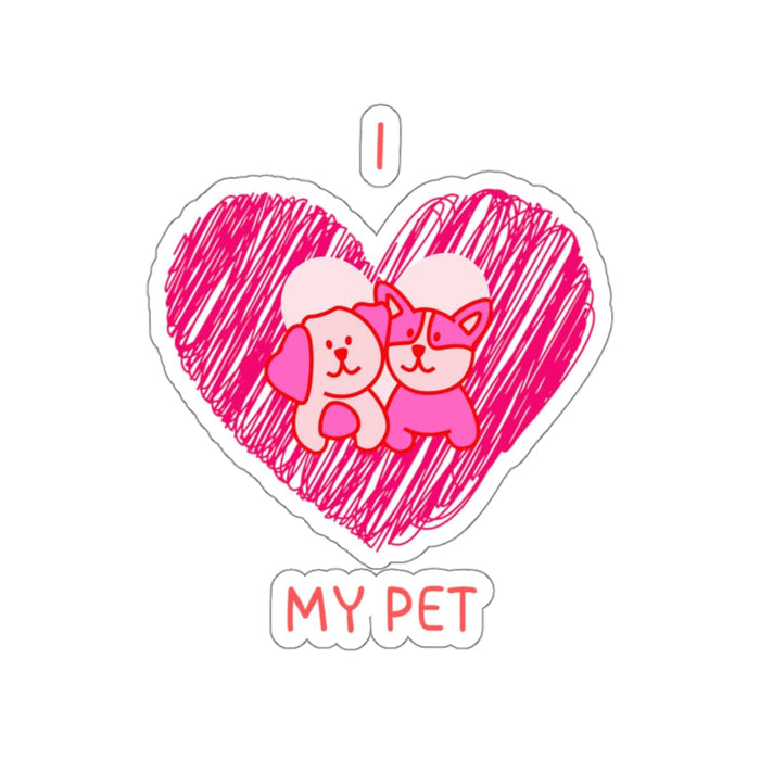 I Love My Pet Sticker - PetXcite