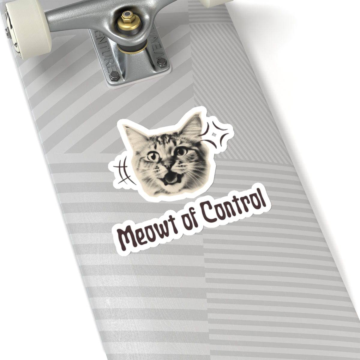 Meowt Of Control Sticker - PetXcite