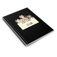 Cat Fan Club Black Notebook - PetXcite