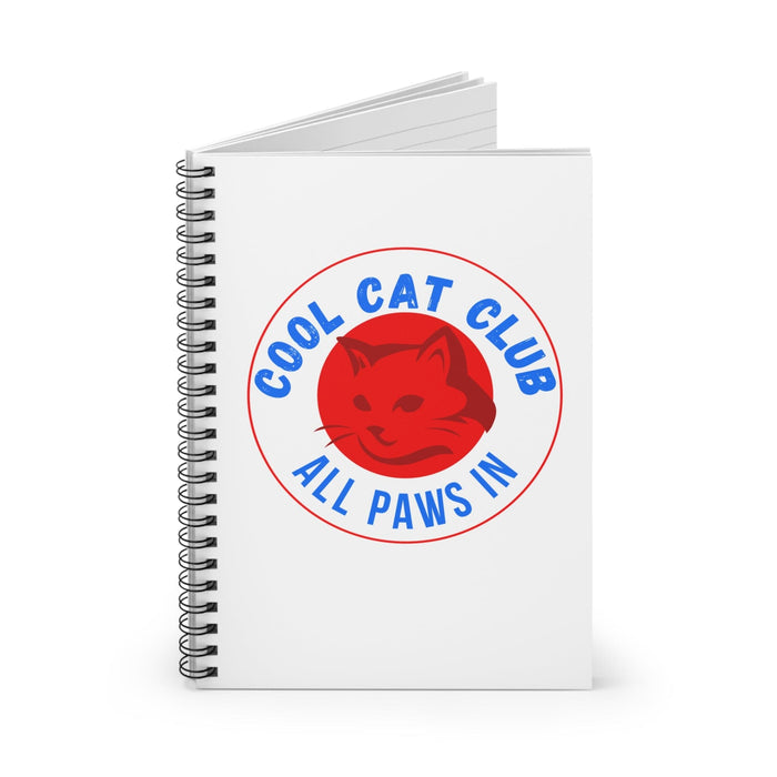 Cool Cat Club: All Paws In Notebook - PetXcite