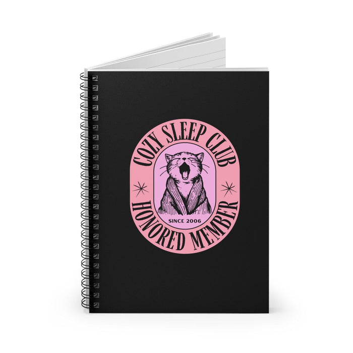 Cozy Sleep Club Black Notebook - PetXcite