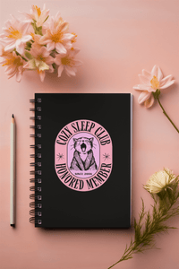 Cozy Sleep Club Black Notebook - PetXcite