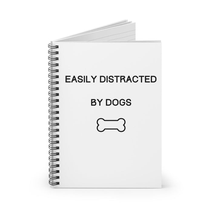 Easily Distracted By Dogs Notebook - PetXcite