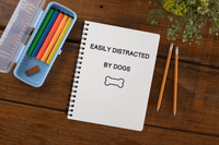 Easily Distracted By Dogs Notebook - PetXcite