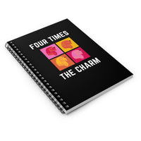 Four Times The Charm Black Notebook - PetXcite