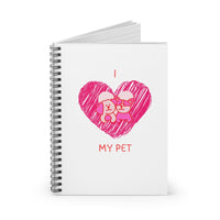 I Love My Pet Notebook - PetXcite