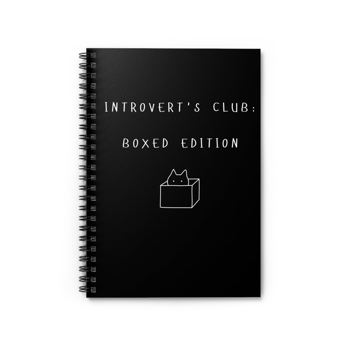 Introvert's Club: Boxed Edition Black Notebook - PetXcite