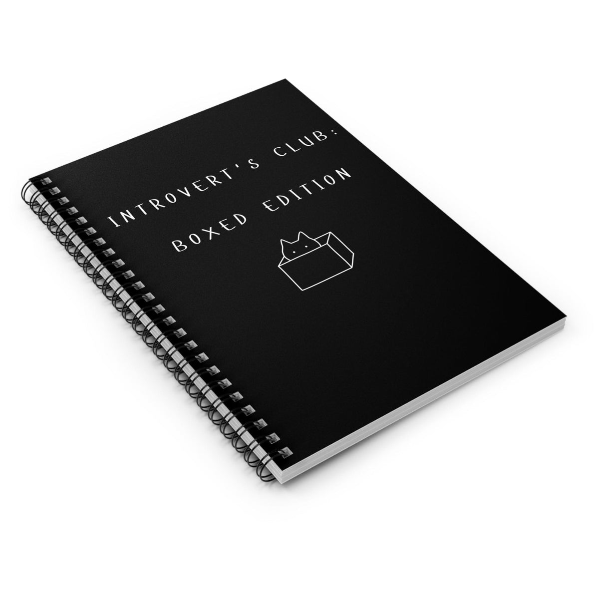 Introvert's Club: Boxed Edition Black Notebook - PetXcite