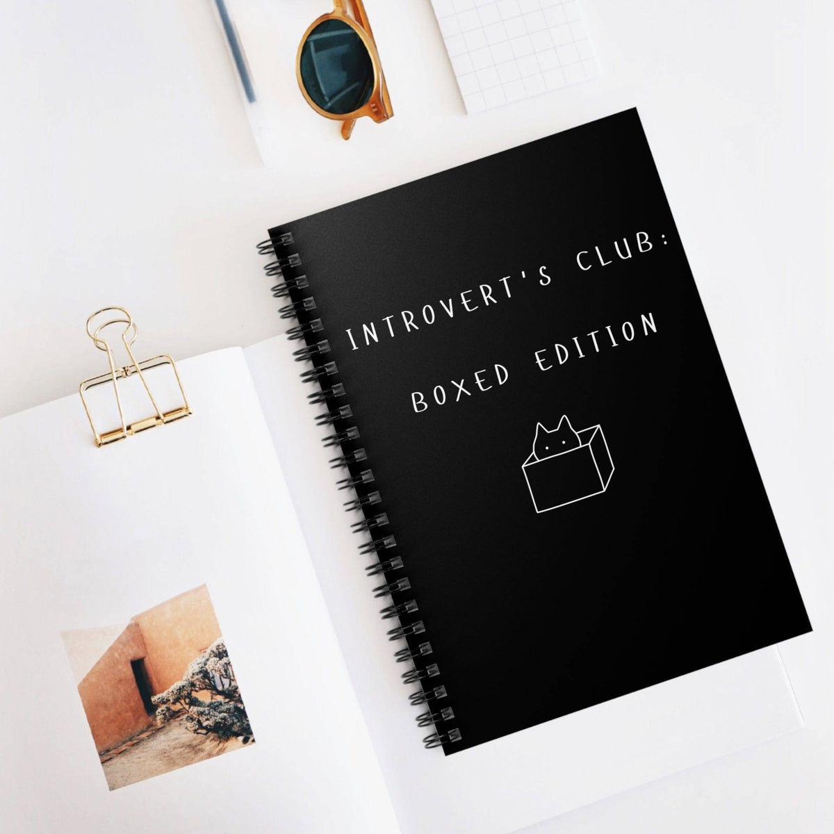 Introvert's Club: Boxed Edition Black Notebook - PetXcite