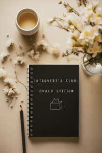 Introvert's Club: Boxed Edition Black Notebook - PetXcite