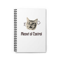 Meowt Of Control Notebook - PetXcite