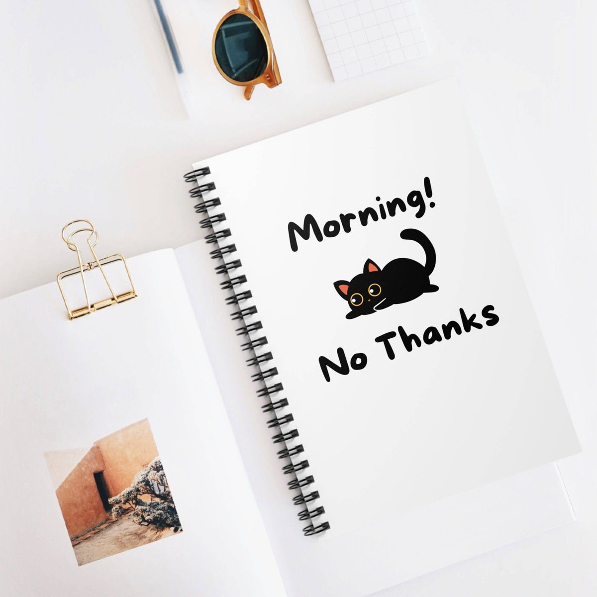 Morning! No Thanks Notebook - PetXcite