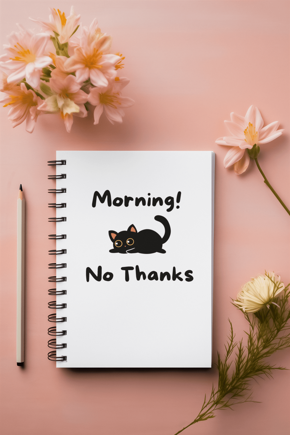 Morning! No Thanks Notebook - PetXcite
