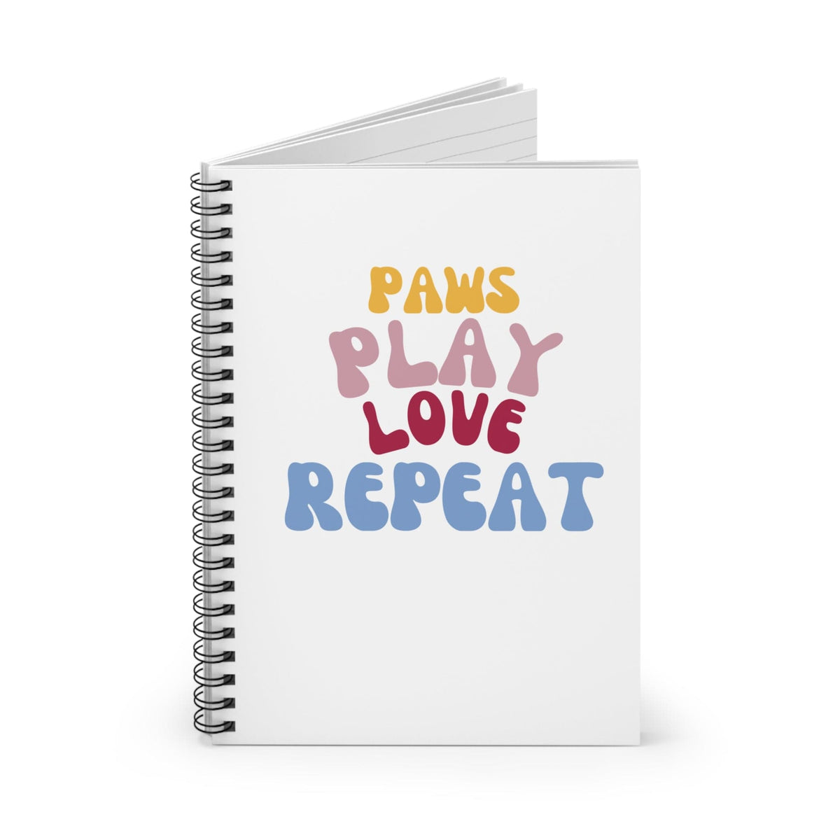 Paws Play Love Repeat Notebook - PetXcite