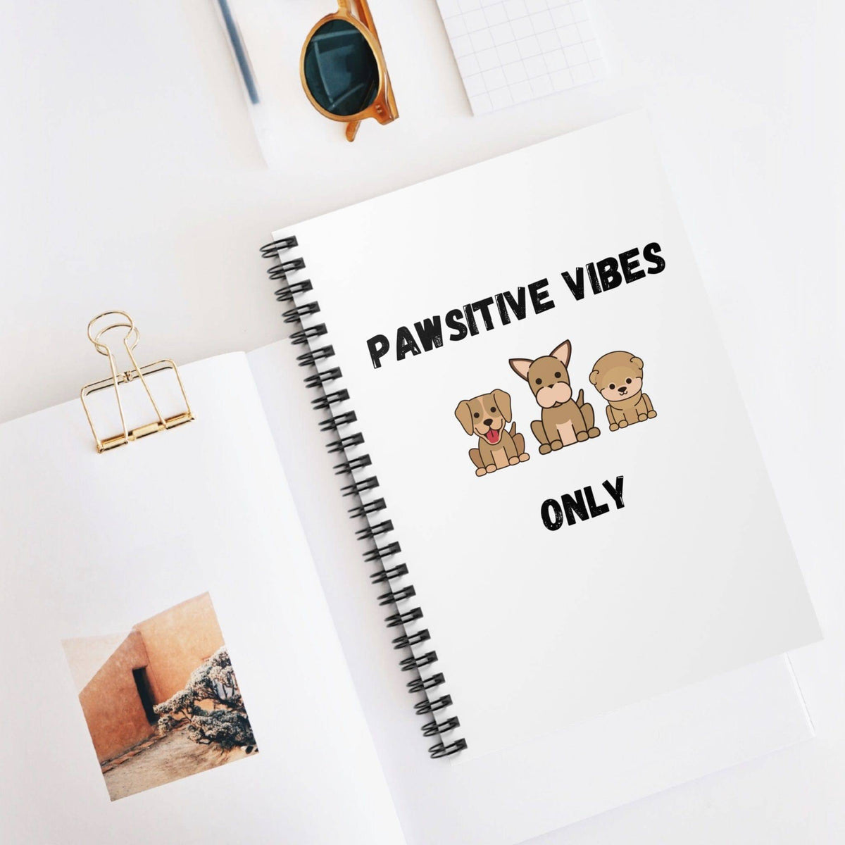 Pawsitive Vibes Only Notebook - PetXcite