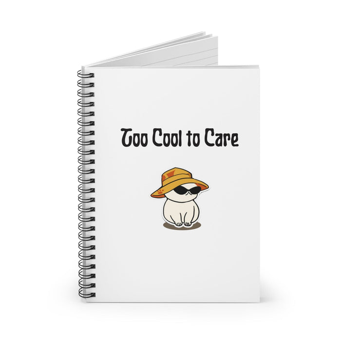 Too Cool To Care Notebook - PetXcite