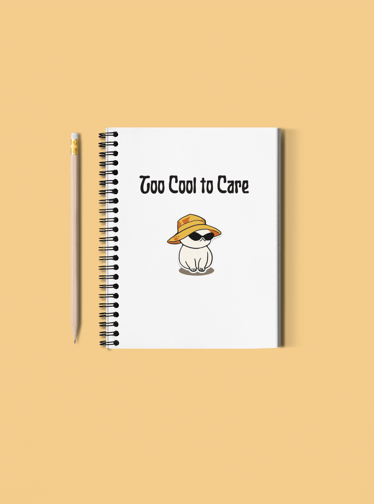 Too Cool To Care Notebook - PetXcite