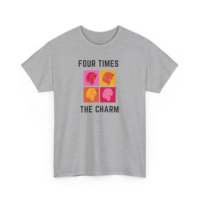 Four Times The Charm T-Shirt in Sport Grey