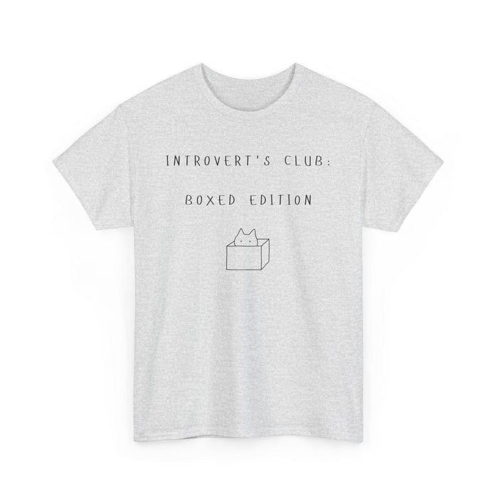 Introvert's Club: Boxed Edition T-Shirt in Ash