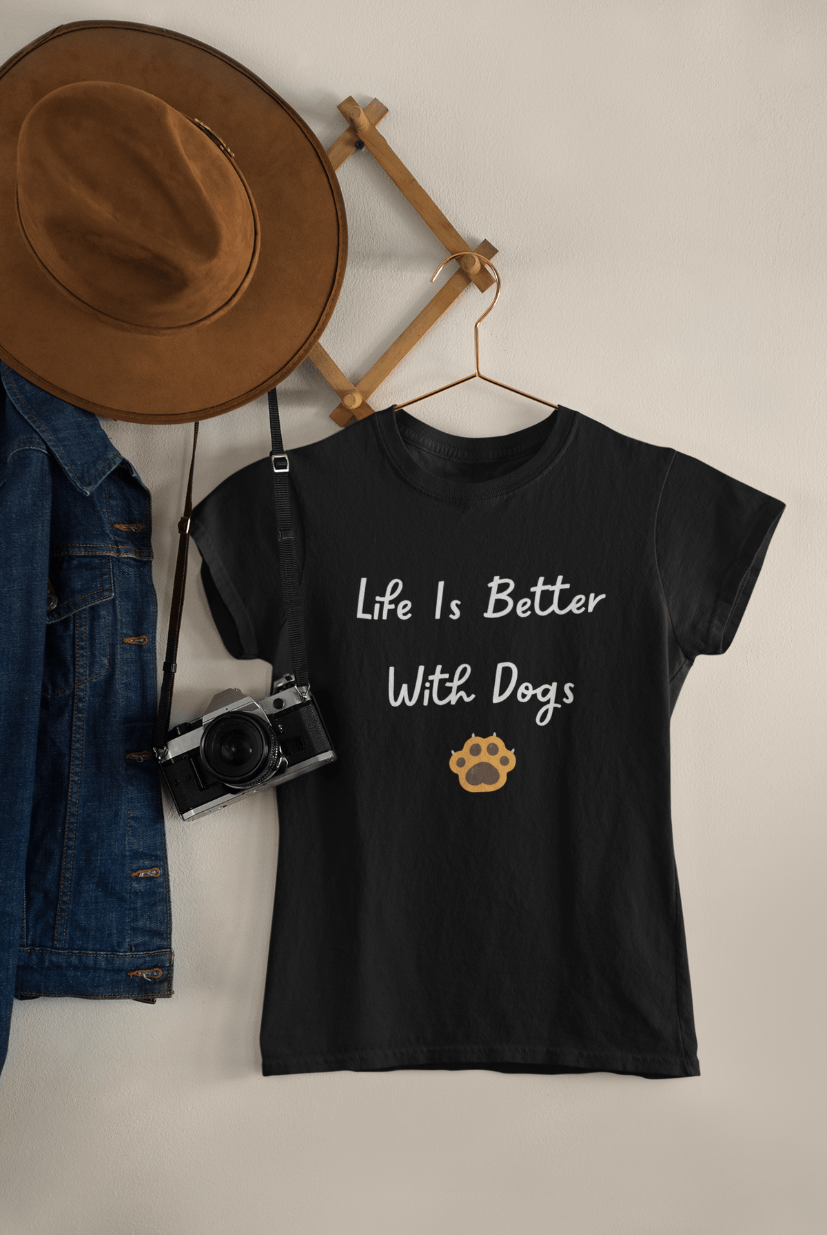 Life Is Better With Dogs T-Shirt - PetXcite