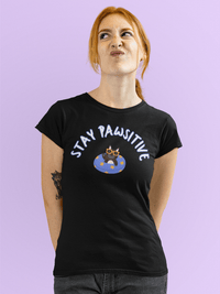 Stay Pawsitive T-Shirt - PetXcite